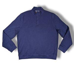 NWOT JOS A BANK 1/4 ZIP POLO SWEATER